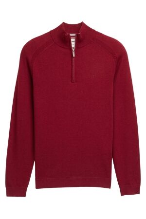 Tom Tailor Heren trui lm knoop Tom Tailor 1047569 38762 dark samba red
