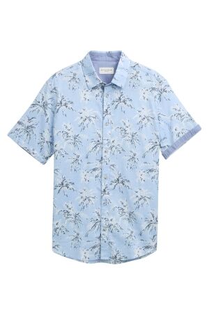 Tom Tailor Heren overhemd km Tom Tailor 1046085 37973 powder blue