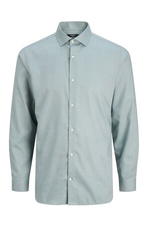 jack&jones Heren overhemd lm jack&jones 12227385 goblin blue