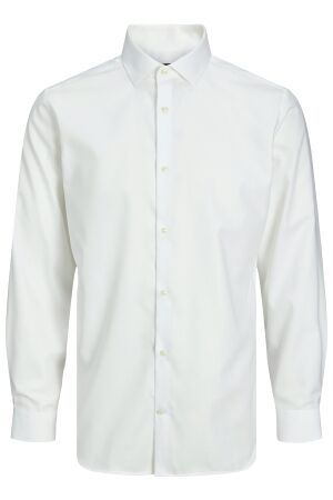 jack&jones Heren overhemd lm jack&jones 12227385 WHITE