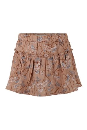 Koko Noko Meisjes rok mini wijd Koko Noko O56913-37 caramel brown