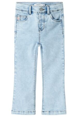 name it mini Meisjes rok mini wijd denim name it mini 13239972 Light Blue Bleached Denim