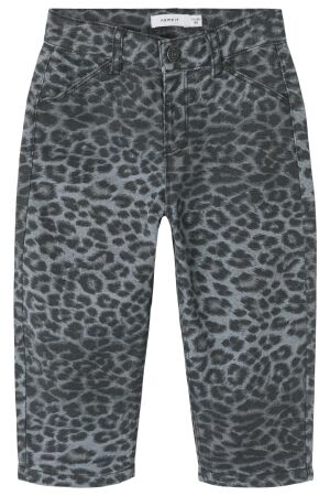 name it mini Meisjes broek strak name it mini 13241509 night owl/grey leopard.