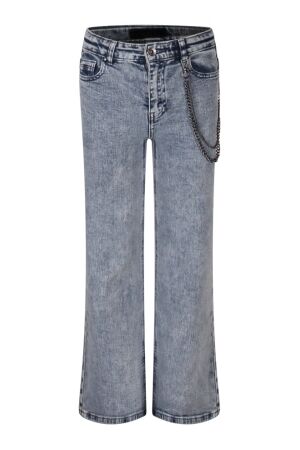 D Zine Meisjes broek strak denim D Zine Towa W10100 as Tivona bleached