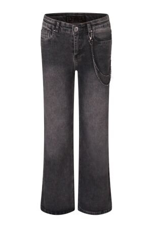 D Zine Meisjes broek strak denim D Zine Towa W10100 as Roderika nj24 black denim