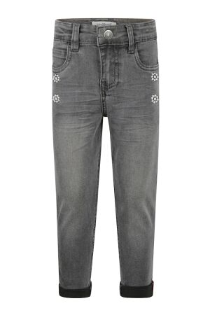 Koko Noko Meisjes broek wijd denim Koko Noko 056954-37 black jeans