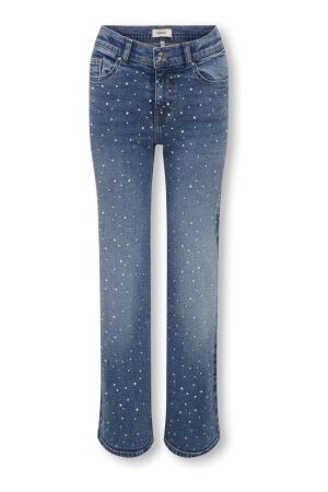 kids only Meisjes broek wijd denim kids only 15356024 medium blue denim
