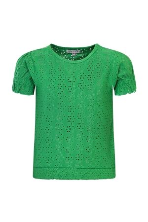 D Zine Meisjes shirt km ronde hals kort D Zine GT83118 Z70313 15-5534 bright green
