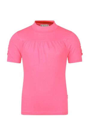 D Zine Meisjes shirt km ronde hals kort D Zine Paika Z80051 as Phillis hotpink