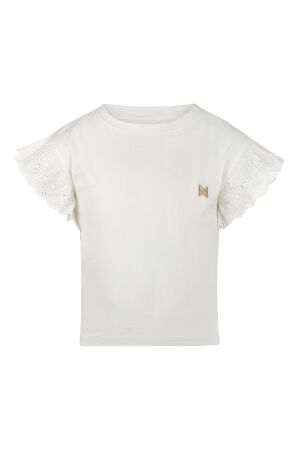 Koko Noko Meisjes shirt km ronde hals kort Koko Noko R50977-37 off-white