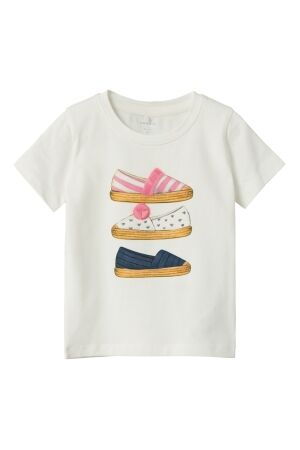 name it mini Meisjes shirt km ronde hals kort name it mini 13228581 jet stream