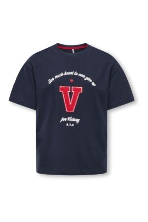 kids only Meisjes shirt km ronde hals kort kids only 15357829 night sky print victory