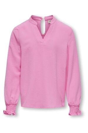 kids only Meisjes shirt lm ronde hals kort kids only 15317127 begonia pink