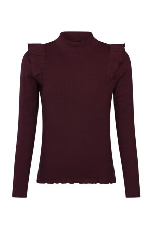 Persival Meisjes shirt lm ronde hals kort Persival 3110605 W10140 08.GRAPE.W25