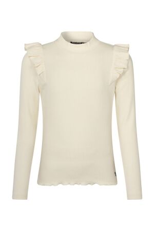 Persival Meisjes shirt lm ronde hals kort Persival 3110605 W10140 05.CREAM.W25