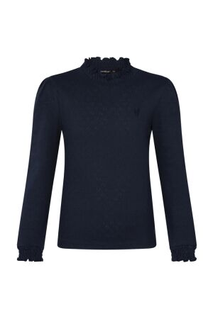 Persival Meisjes shirt lm ronde hals kort Persival 3110606 W10141 04.MARINE.W25
