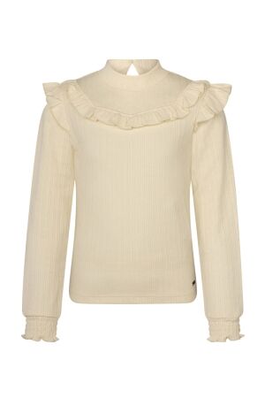 Persival Meisjes shirt lm ronde hals kort Persival 3110607 W10142 05.CREAM.W25