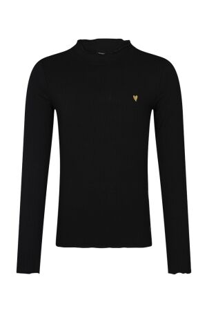 Persival Meisjes shirt lm ronde hals kort Persival 3110608 W10143 02.BLACK.W25