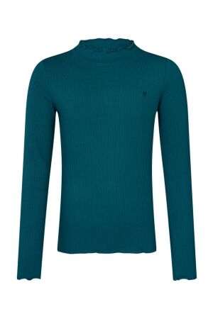 Persival Meisjes shirt lm ronde hals kort Persival 3110608 W10143 11.PETROL.W25