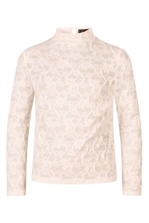 D Zine Meisjes shirt lm ronde hals kort D Zine 213933G W10543 11-0602 snow white