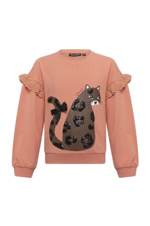 Persival Meisjes trui lm ronde hals kort Persival 3110409 W10085 15.BLUSH.W25