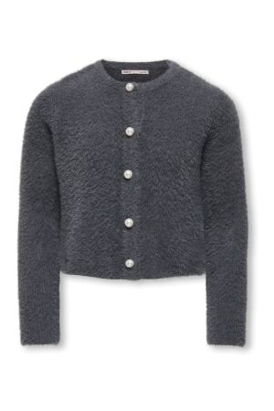 kids only Meisjes trui lm ronde hals kort kids only 15352201 blackened pearl