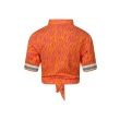 D Zine polyester/elasthan Meisjes blouse km kort Direct leverbaar uit de webshop van www.lots-of-fashion.nl/