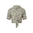 D Zine polyester/elasthan Meisjes blouse km kort Direct leverbaar uit de webshop van www.lots-of-fashion.nl/