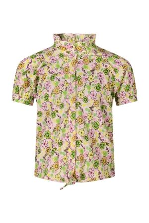 Persival Meisjes blouse km kort Persival 3010501 Z90046 13.LIME.S25