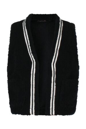 D Zine Meisjes gilet D Zine Gina W10224 black