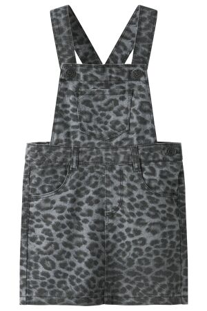 name it mini Meisjes jurk zm kort name it mini 13241511 night owl/grey leopard.