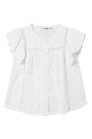 kids only mini Meisjes jurk km kort kids only mini 13228807 bright white