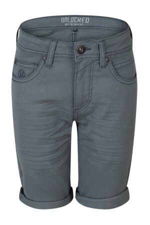 Unlocked Jongens broek kort Unlocked Stefan Z90735 as vj24 grijsblauw