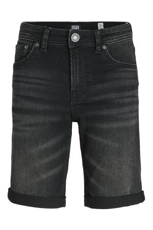 jack & jones junior Jongens broek bermuda denim jack & jones junior 12230494 black denim z24