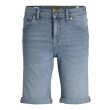 jack & jones junior  Jongens broek bermuda denim Direct leverbaar uit de webshop van www.lots-of-fashion.nl/