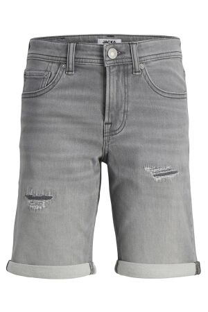 jack & jones junior Jongens broek bermuda denim jack & jones junior 12249190 grey denim