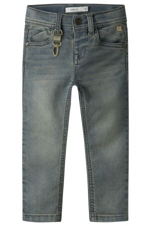 name it mini Jongens broek strak denim name it mini 13204520 vintage dark blue denim