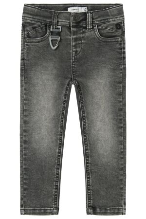 name it mini Jongens broek strak denim name it mini 13204520 medium grey denim