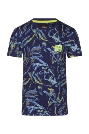 Ravagio Jongens shirt km ronde hals Ravagio Sven Z90282 as Sido dk navy