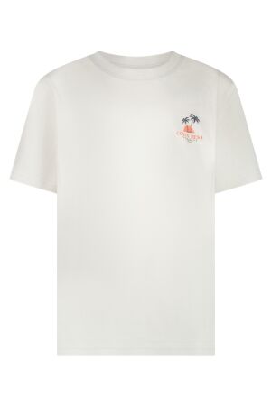 Cars jeans Jongens shirt km ronde hals Cars jeans 20175 20 offwhite