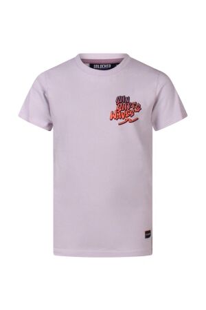 Unlocked Jongens shirt km ronde hals Unlocked 494108 Z90744 vd 514104 licht grijs