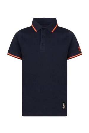 Unlocked Jongens shirt polo km Unlocked System Z90393 19-4025 mood indigo