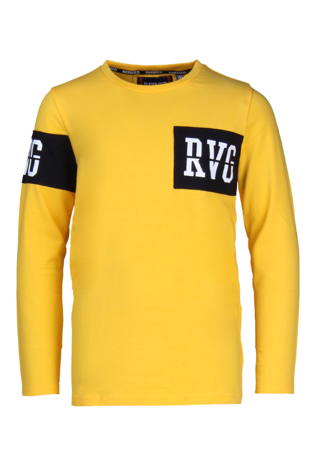 Ravagio katoenlycra Jongens shirt lm ronde hals Direct Ravagio katoenlycra Jongens trui Direct leverbaar uit de