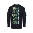 Unlocked katoen Jongens shirt lm ronde hals Direct leverbaar uit de webshop van www.lots-of-fashion.nl/