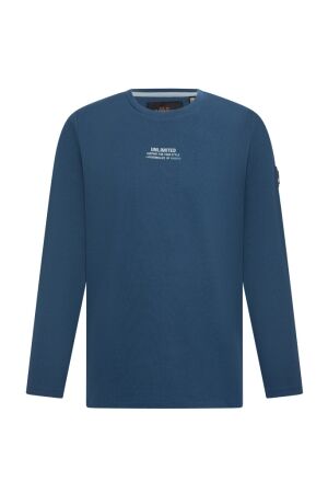 Ravagio Jongens shirt lm ronde hals Ravagio Tez W10213 as Tex blue opal