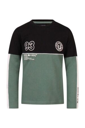 Unlocked Jongens shirt lm ronde hals Unlocked 3117600 W10273 47.DARKGREEN.W25