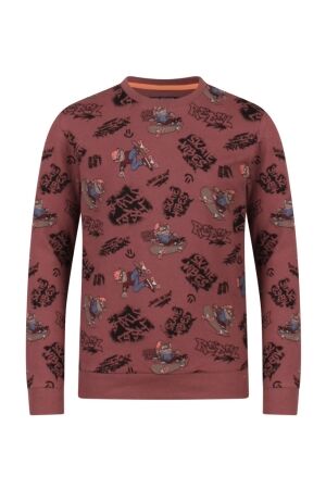 Unlocked Jongens shirt lm ronde hals Unlocked 3117602 W10276 53.BERRY.W25