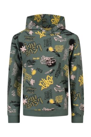 Unlocked Jongens shirt lm ronde hals Unlocked 3117603 W10277 47.DARKGREEN.W25