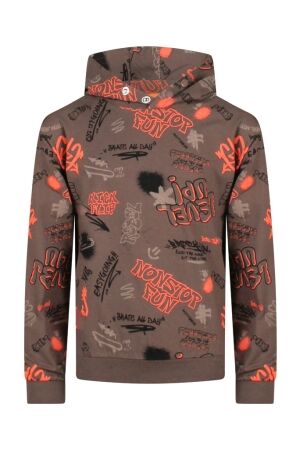 Unlocked Jongens shirt lm ronde hals Unlocked 3117603 W10277 45.WALNUT.W25