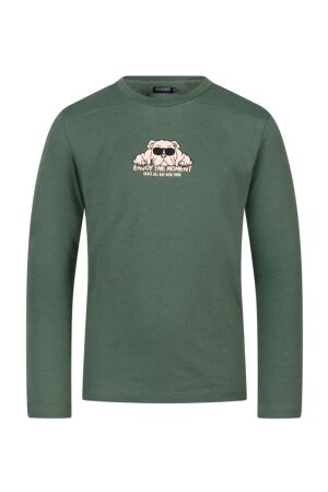 Unlocked Jongens shirt lm ronde hals Unlocked 3117605 W10286 47.DARKGREEN.W25
